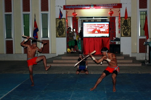 高棉武术表演